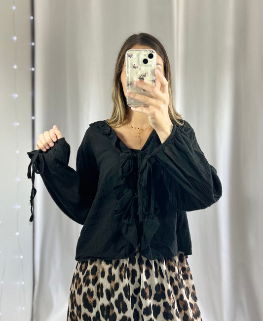 BLOUSE AMALIA - NOIR