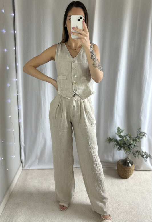 GILET EMMA - BEIGE