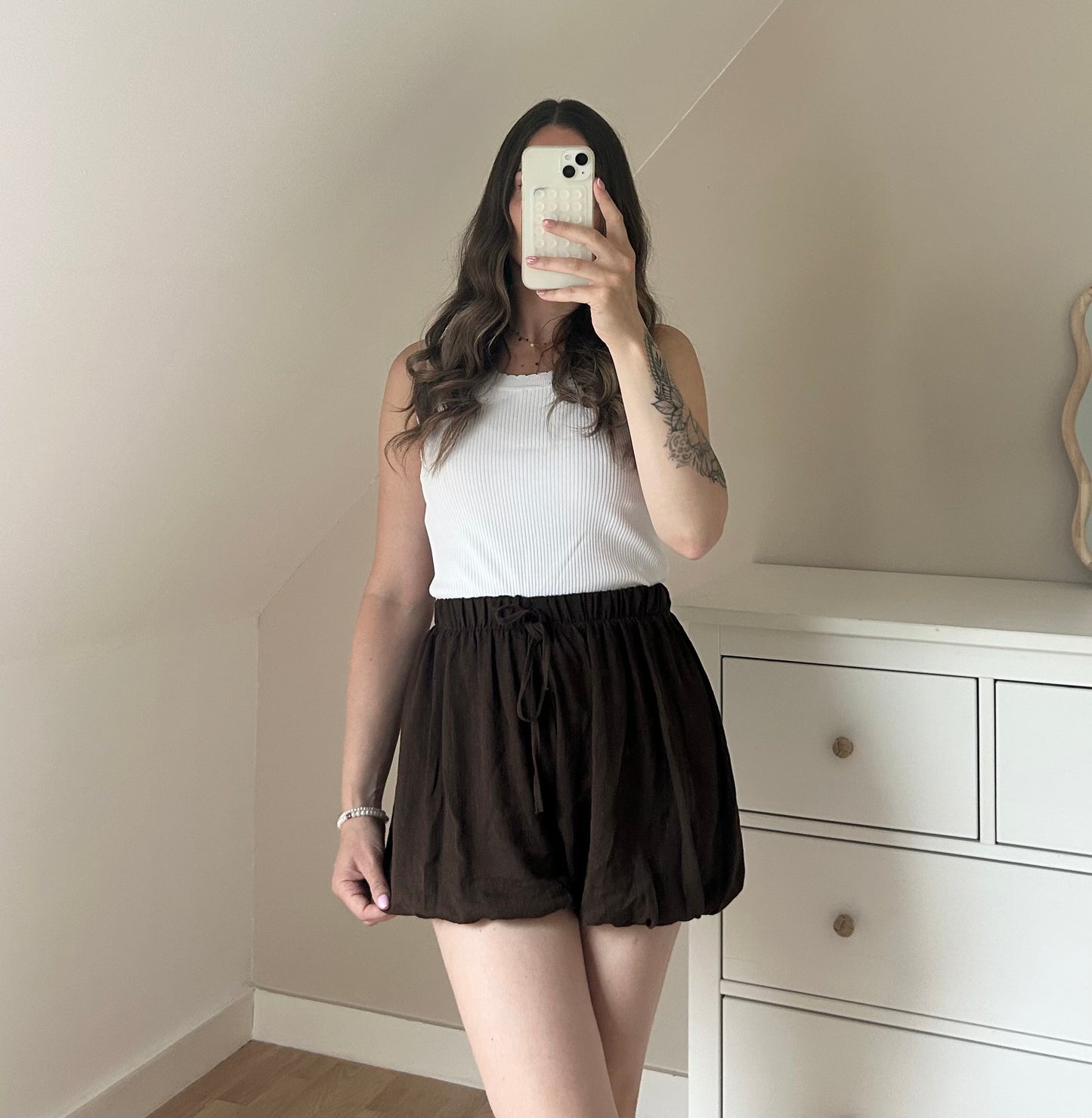 SHORT JENNA - MARRON