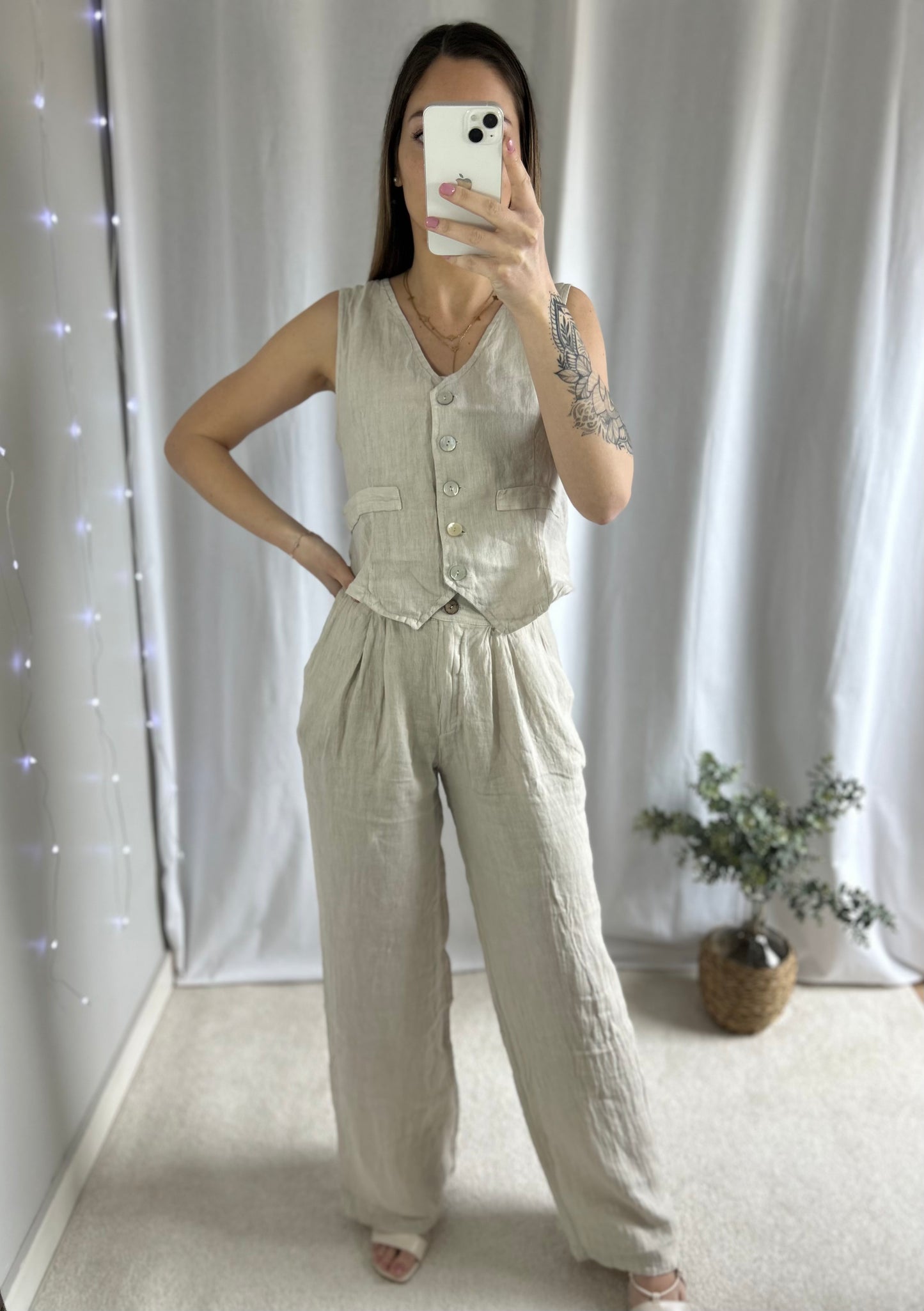 PANTALON EMMA - BEIGE