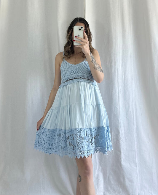 ROBE ESMERALDA - BLEU