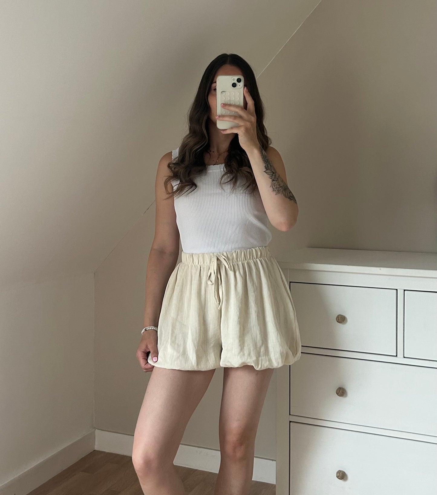 SHORT JENNA - ÉCRU