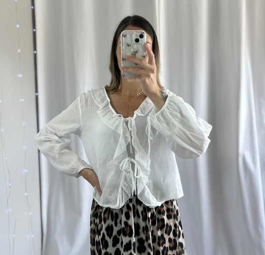 BLOUSE AMALIA - BLANC