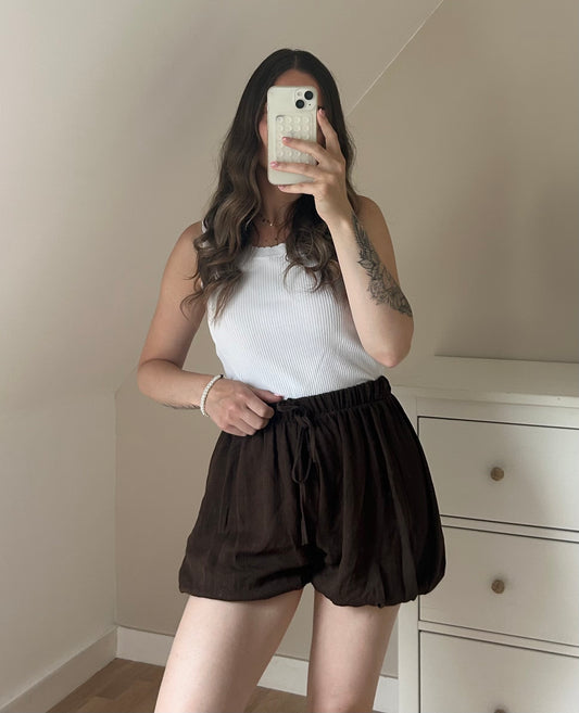 SHORT JENNA - MARRON