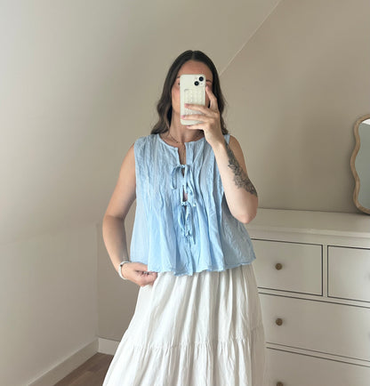 BLOUSE FLORENCE - BLEU