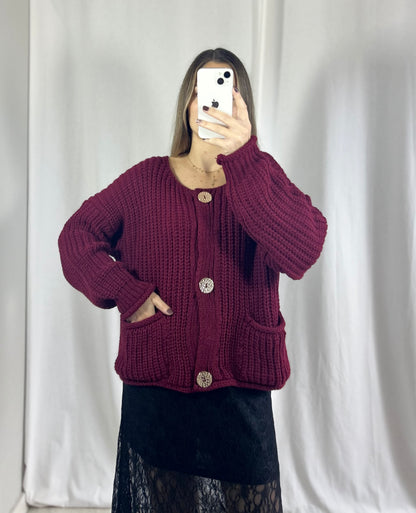 GILET LÉANA - BORDEAUX