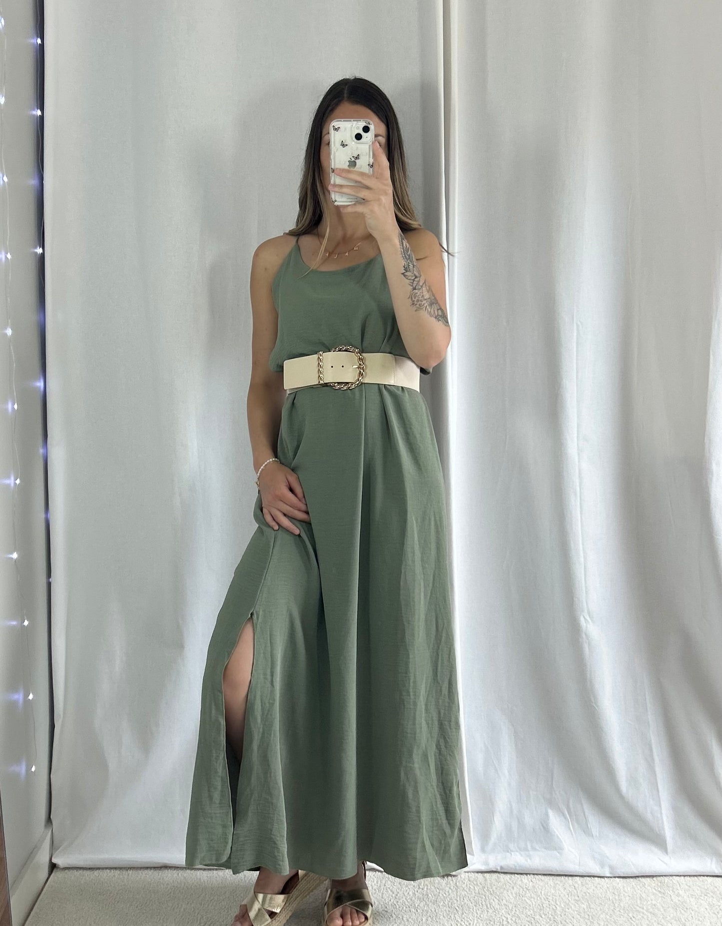ROBE ILANA - KAKI
