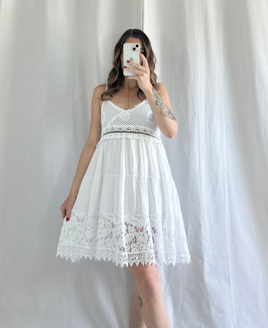 ROBE ESMERALDA - BLANC